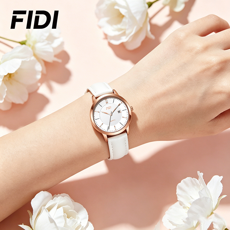 Luxury Watch Display Case - Women Quartz Watch Luxury Elegant Rose
