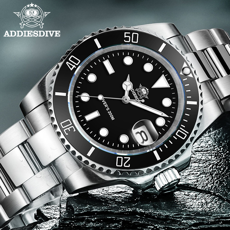 Luxury Watch Quality - ADDIESDIVE Men's Classic Watch with Ceramic