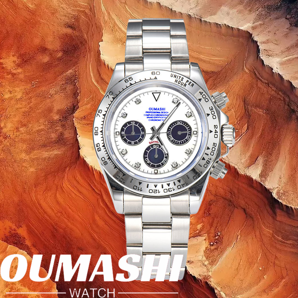 Luxury Watch Quality - Luxury VK63 Watches Sapphire Glass 316L