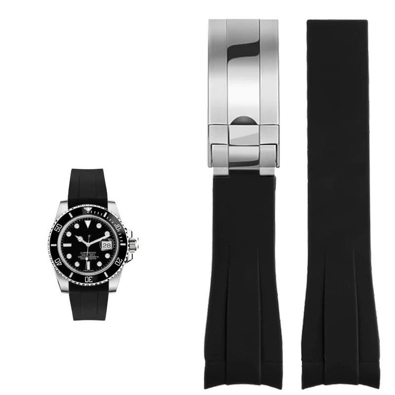 For Rolex 20mm Silicone Watch  - огляд і ціна Luxury Watch Rolex