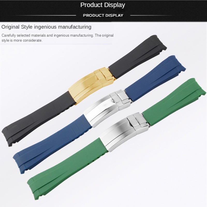 For Rolex 20mm Silicone Watch  - огляд і ціна Luxury Watch Rolex