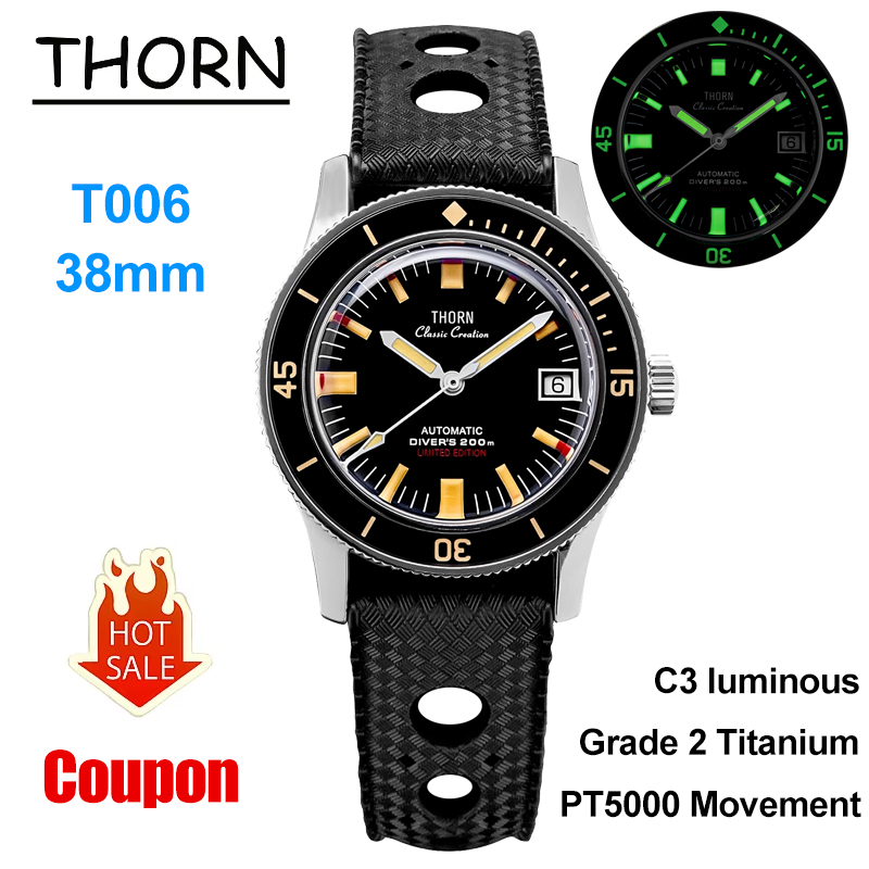 Thorn T006 Mechanical Watch 50 - огляд і ціна Luxury Watch Grade