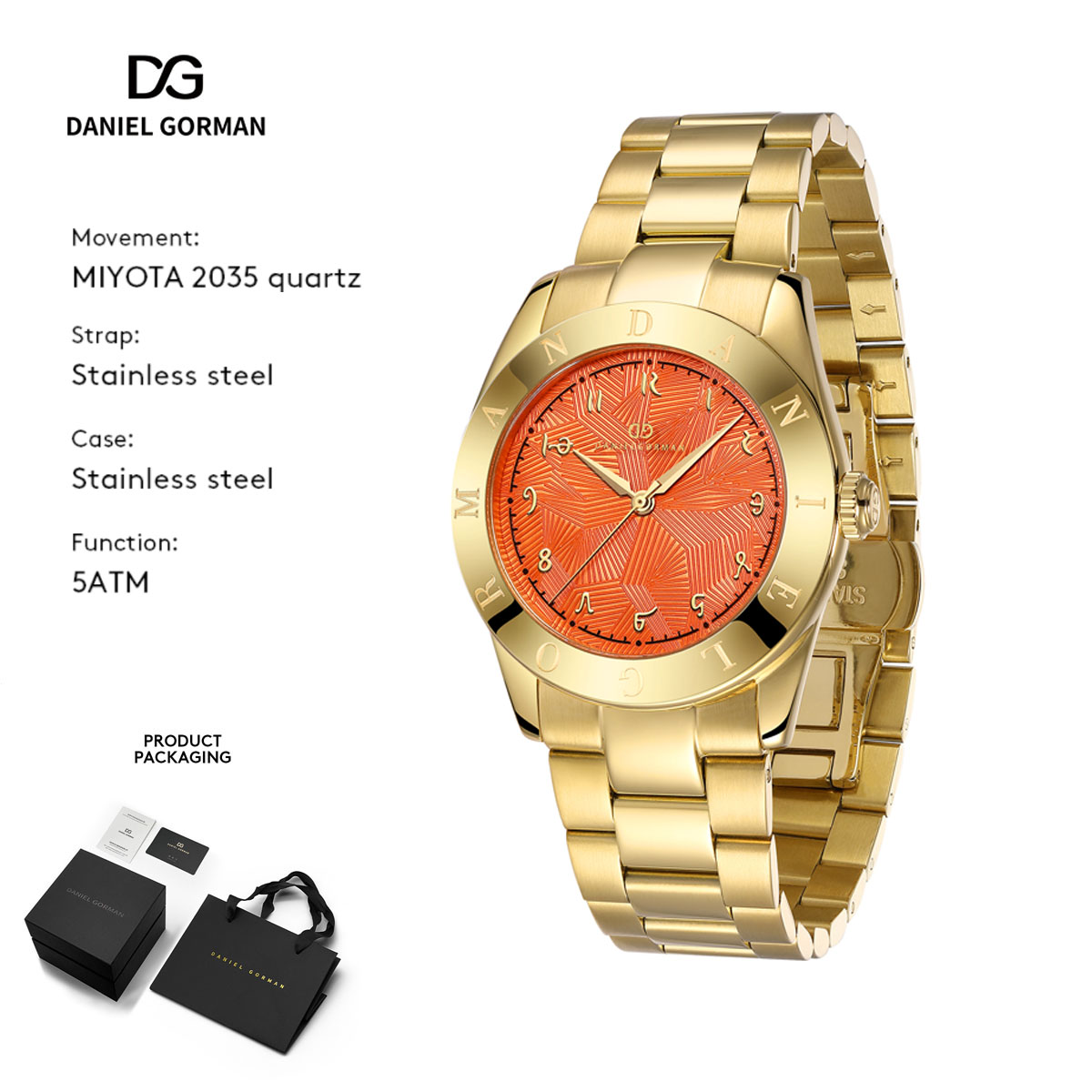 Daniel Gorman Dopamine Series  - огляд і ціна Luxury Watch Gift For Her