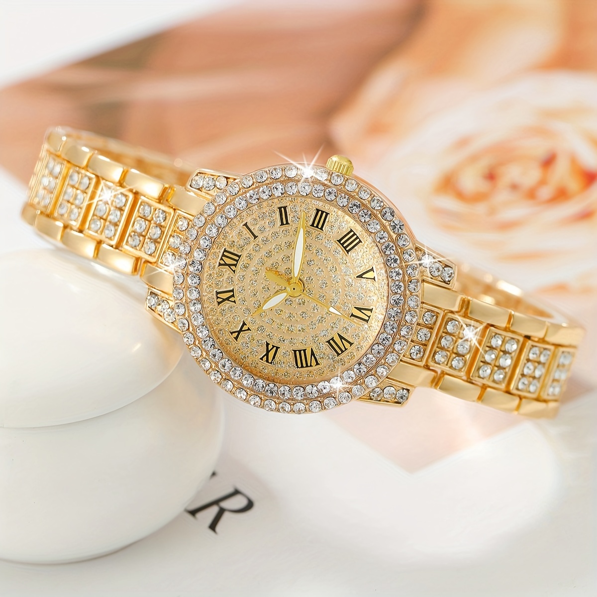 6pcs/set Women's Watch Luxury  - огляд і ціна Luxury Watch Gift For Her
