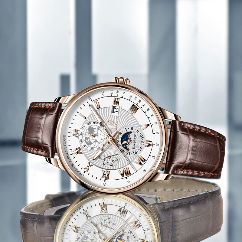 QINGXIYA Brand Fashion Leather - огляд і ціна Luxury Watch And Price
