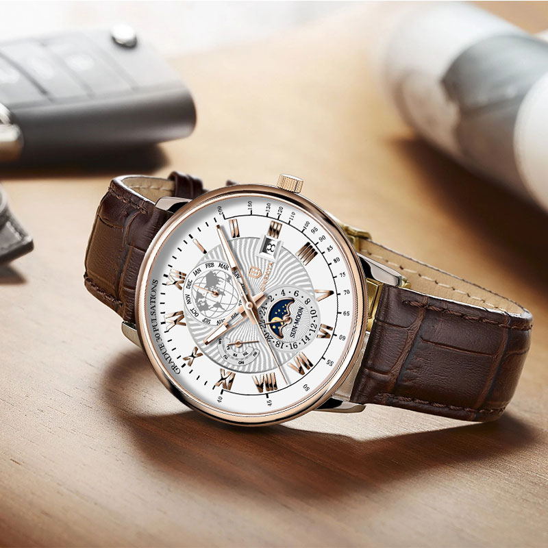 QINGXIYA Brand Fashion Leather - огляд і ціна Luxury Watch And Price