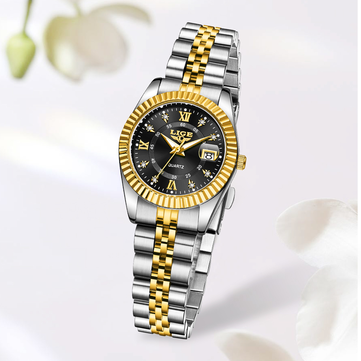 LIGE Fashion Elegant Women's Q - огляд і ціна Luxury Watch Display Case