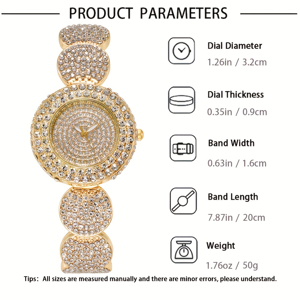 5pcs/set Women's Watch Luxury  - огляд і ціна Luxury Watch Gift For Her