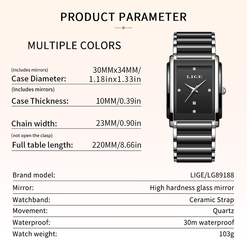 LIGE New Luxury Women Watches  - огляд і ціна Luxury Watch Display Case