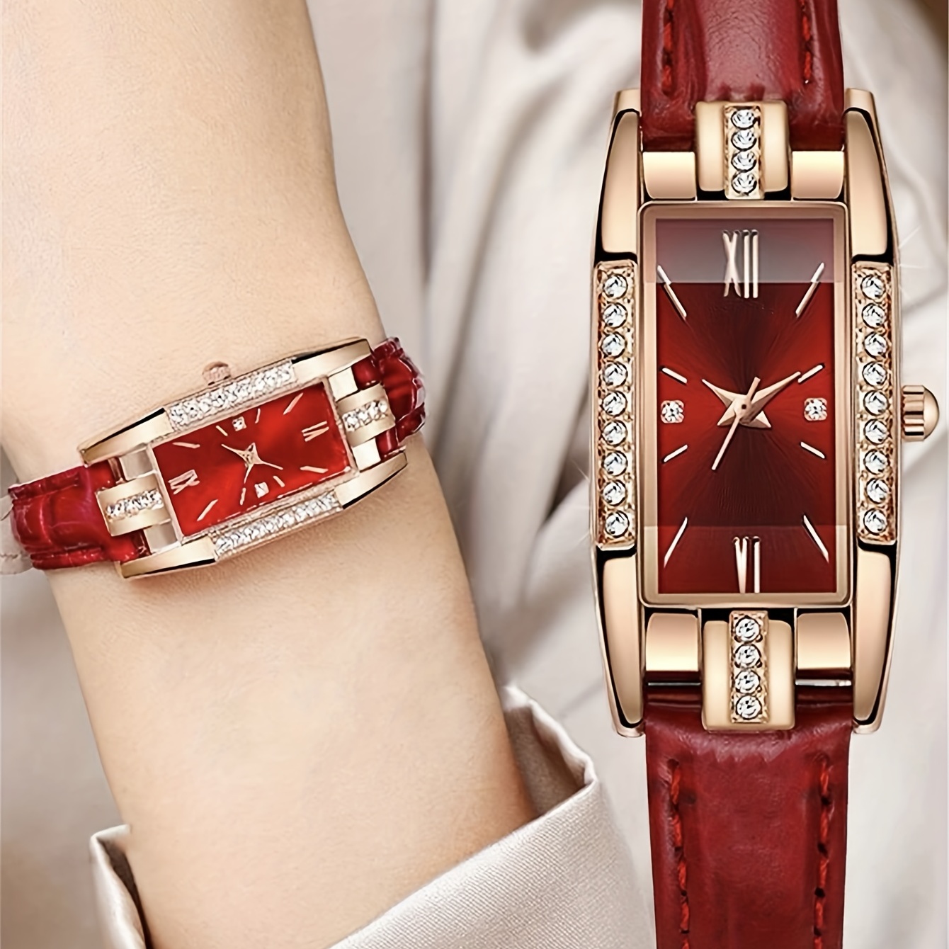 Luxury Rhinestone Quartz Watch - огляд і ціна Luxury Watch Gift For Her