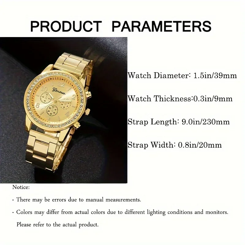 Luxury Rhinestone Quartz Watch - огляд і ціна Luxury Watch Gift For Her