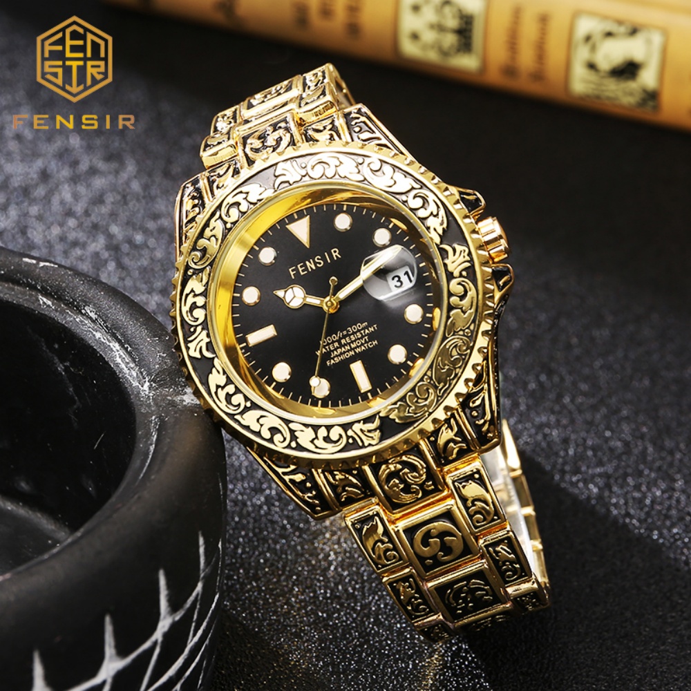 Vintage Embossed Men's Quartz  - огляд і ціна Luxury Watch And Price