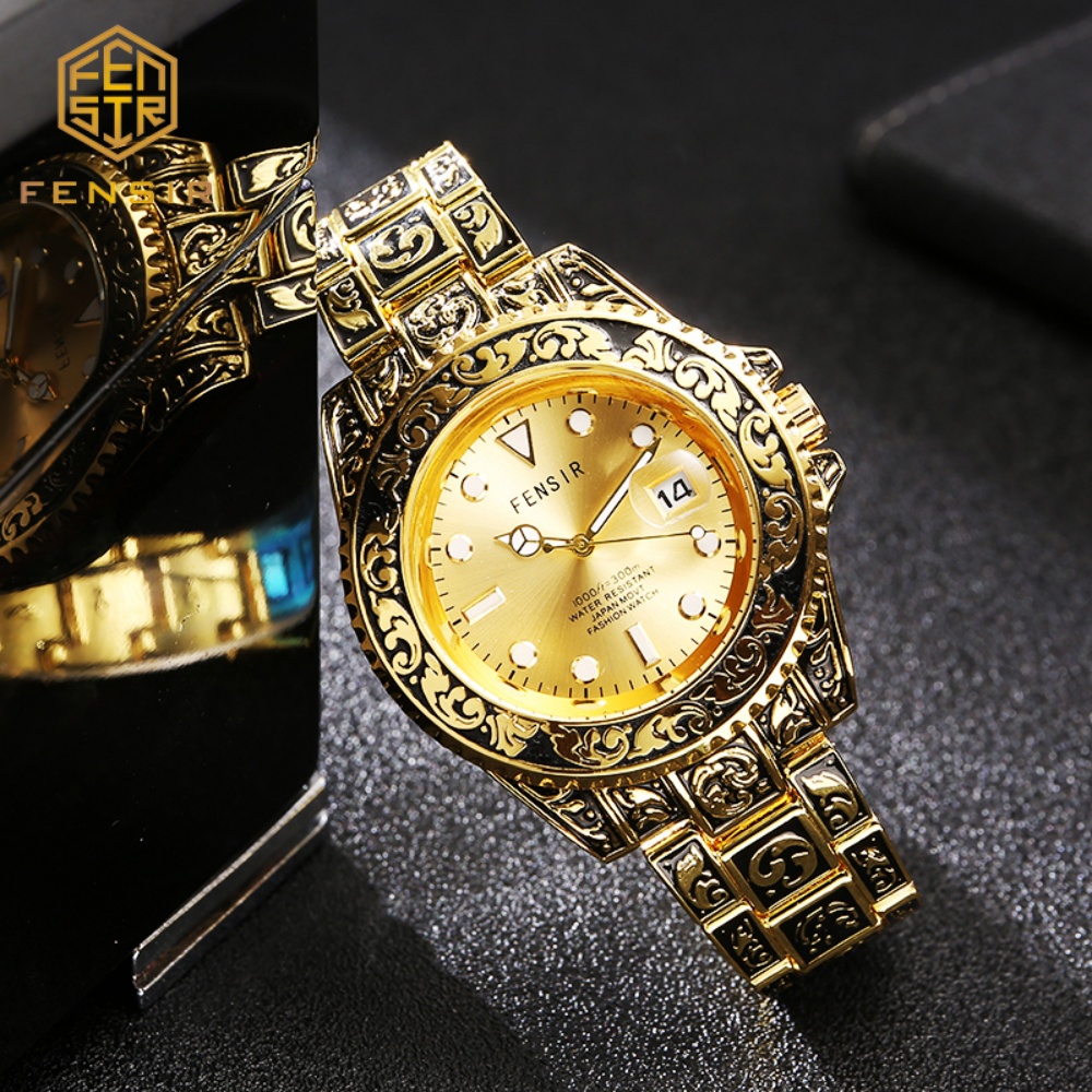 Vintage Embossed Men's Quartz  - огляд і ціна Luxury Watch And Price