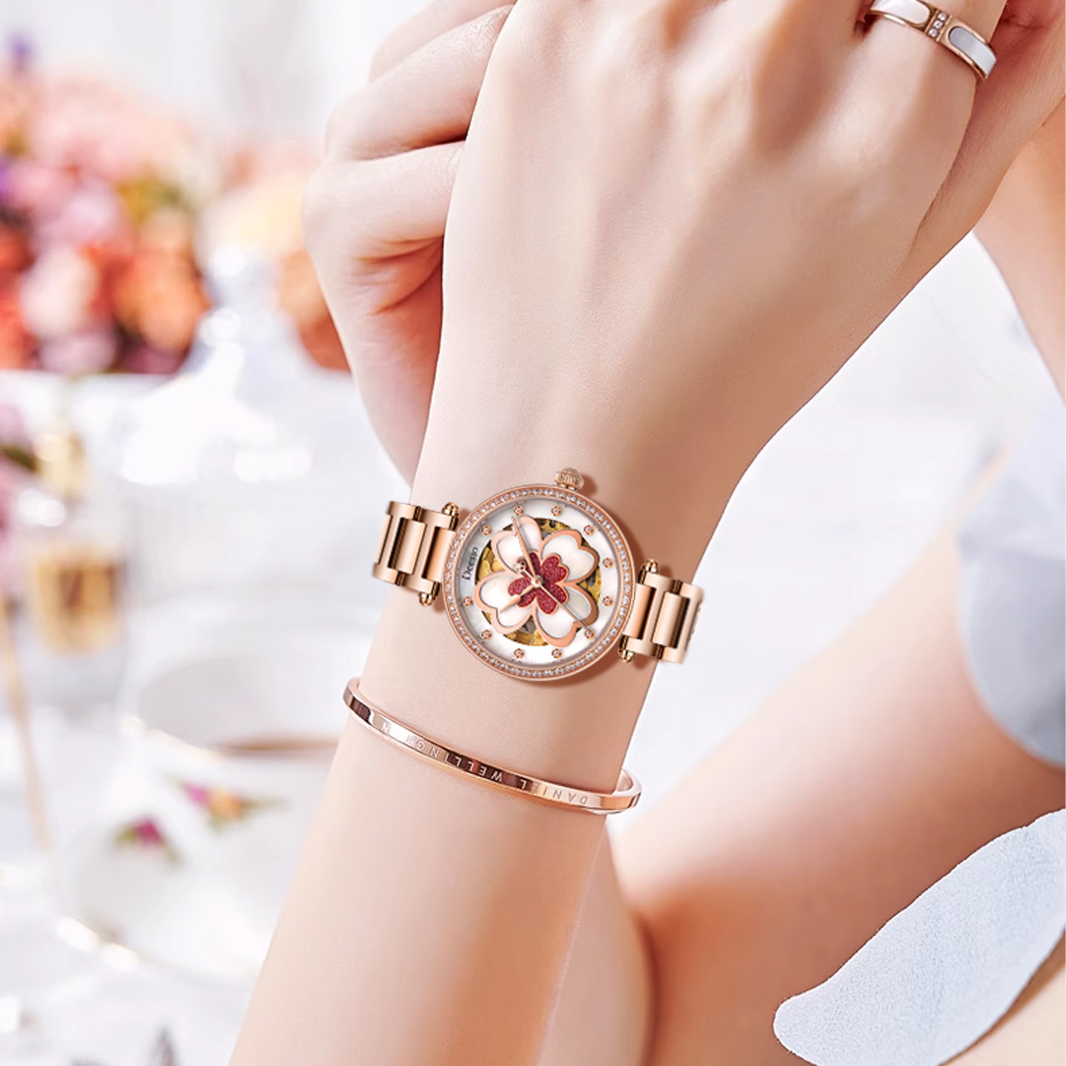 Deesio Ladies Automatic Watch  - огляд і ціна Luxury Watch Gift For Her