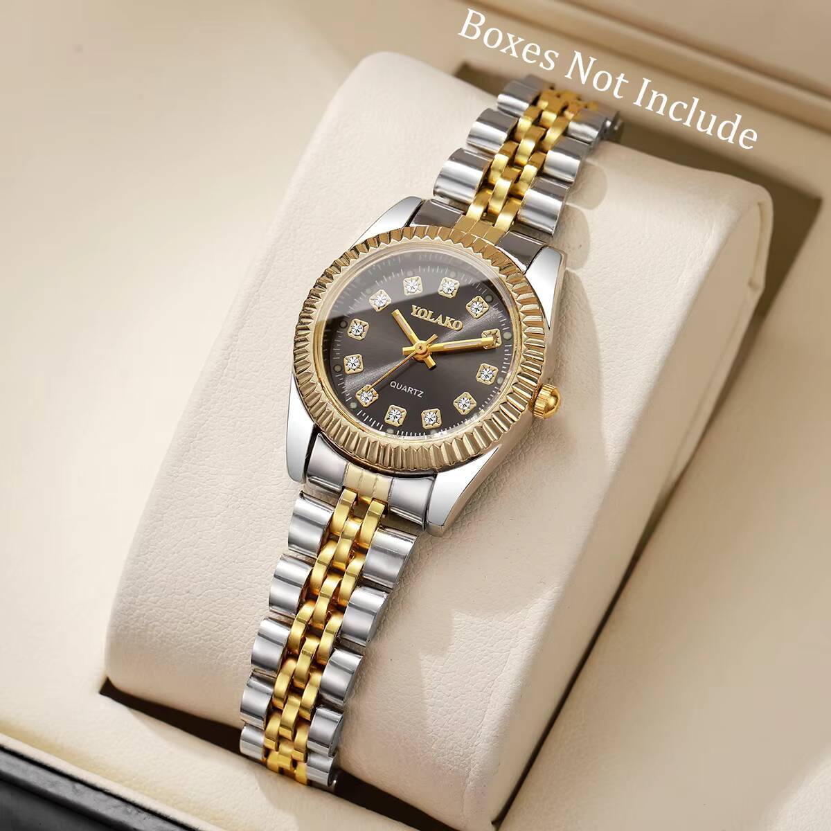 Fashion Rhinestone Women Quart - огляд і ціна Luxury Watch Display Case