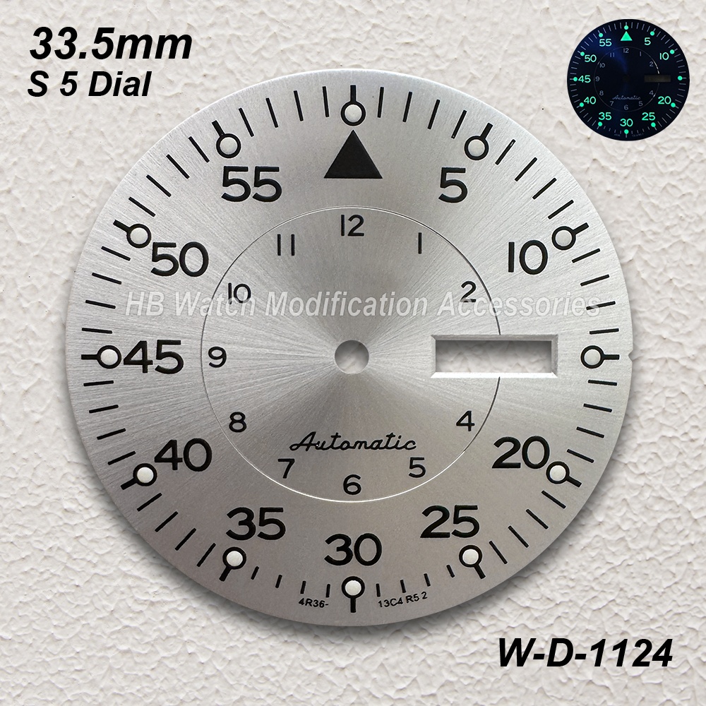 33.5mm S 5 Logo Sunray Dial Fi - огляд і ціна Luxury Watch Face