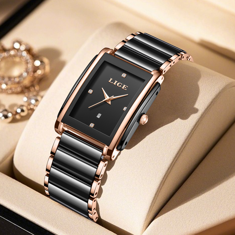 LIGE Fashion Elegant Women's W - огляд і ціна Luxury Watch Display Case