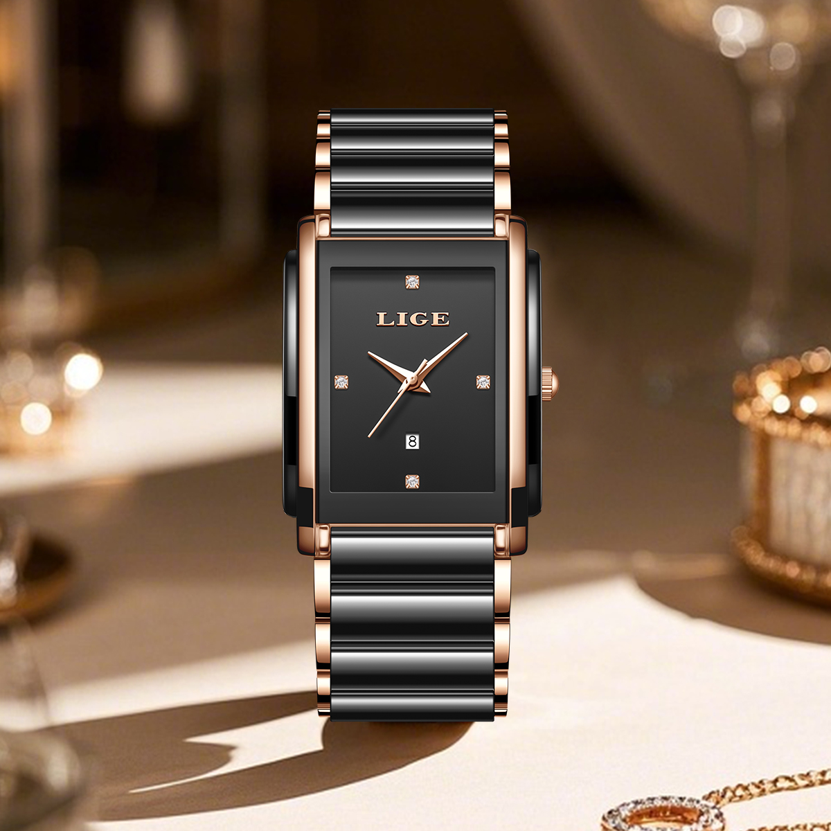 LIGE Fashion Elegant Women's W - огляд і ціна Luxury Watch Display Case