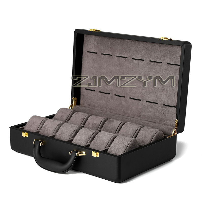 12 Slots Watch Box Mens Watche - огляд і ціна Luxury Watch Display Case