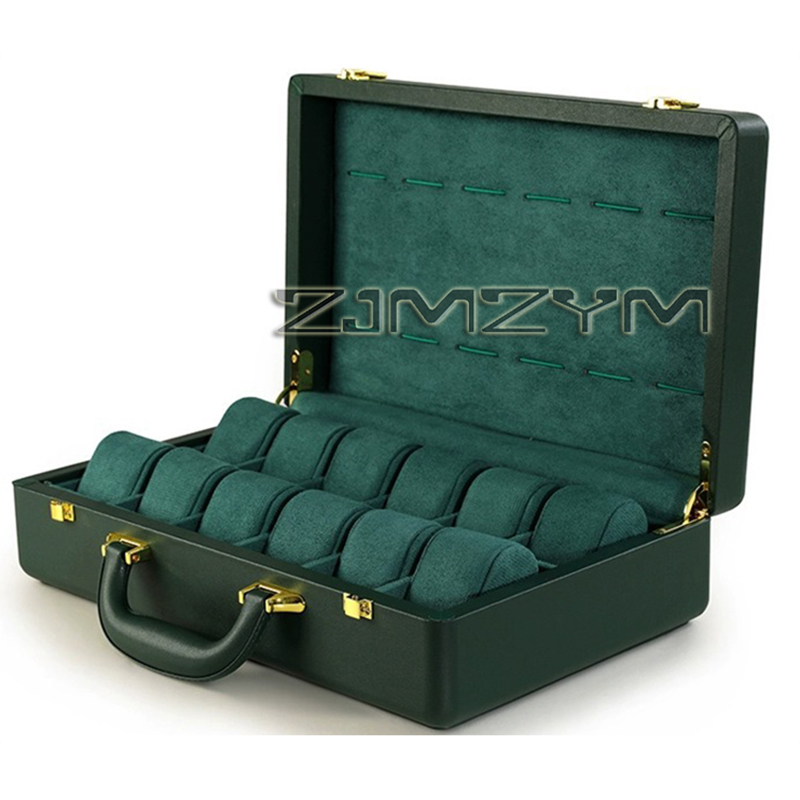 12 Slots Watch Box Mens Watche - огляд і ціна Luxury Watch Display Case