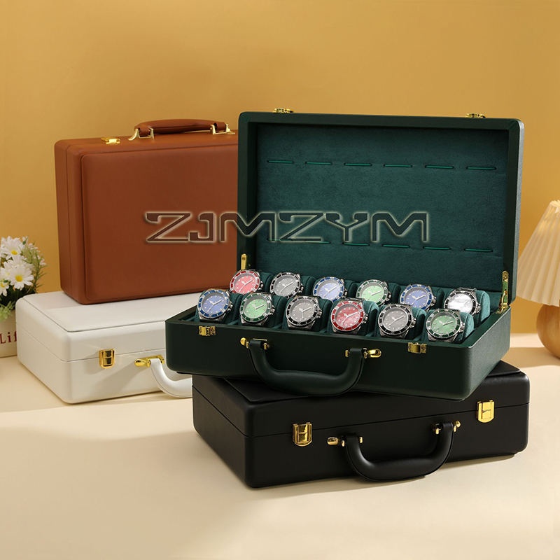 12 Slots Watch Box Mens Watche - огляд і ціна Luxury Watch Display Case