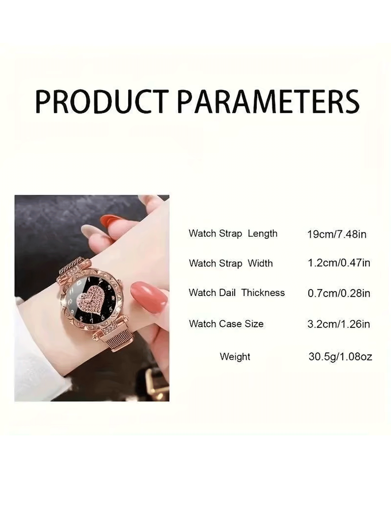 2pcs/set Women's Luxury Rhines - огляд і ціна Luxury Watch Gift For Her
